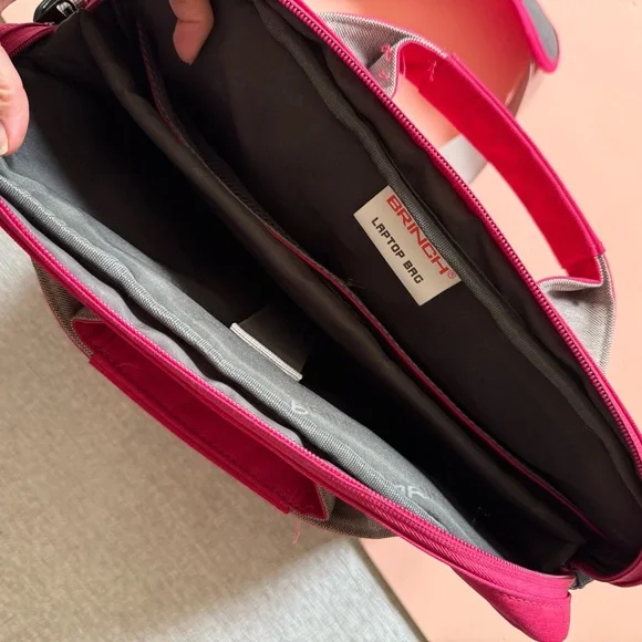 EUC BRINCH Laptop Bag Oxford Fabric Portable Notebook Messenger Bag - Picture 10 of 13